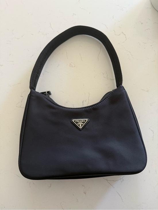 Prada Handbags - Prada Black Nylon Shoulder Hobo Bag